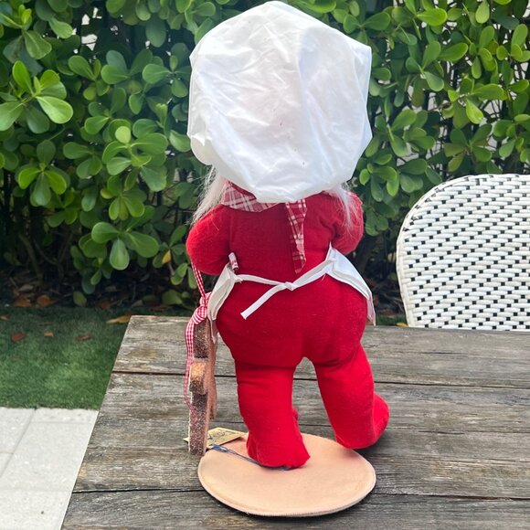 Vintage 1994 Annalee Santa Chef Hat Pie #5632 18" Tags Gingerbread Man - Picture 4 of 13